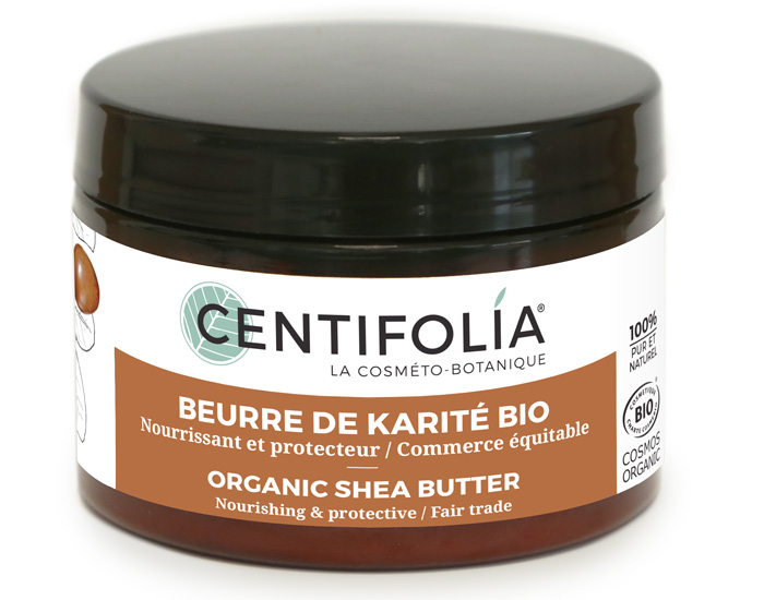 CENTIFOLIA Beurre de Karit 100% Pur Neutre et Bio - 125 ml
