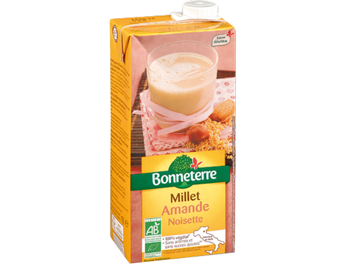 BONNETERRE Boisson Vgtale Millet Amande Noisette - 1L