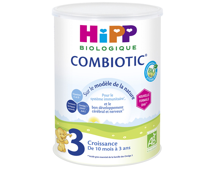 HIPP Pack x3 Croissance Combiotic - Ds 12 mois - 800 g
