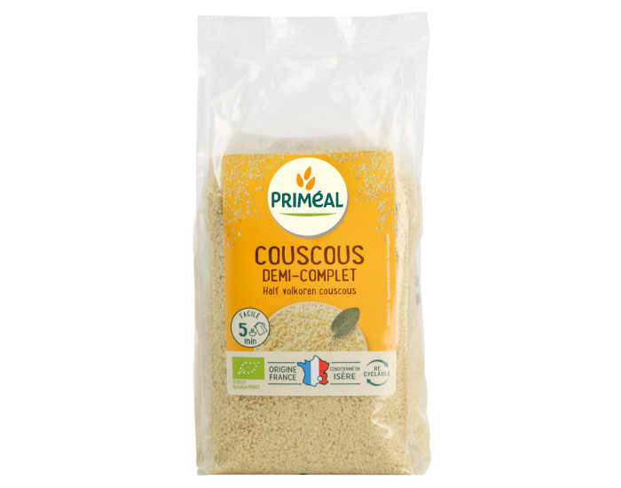 PRIMEAL Couscous Demi Complet - 500 g