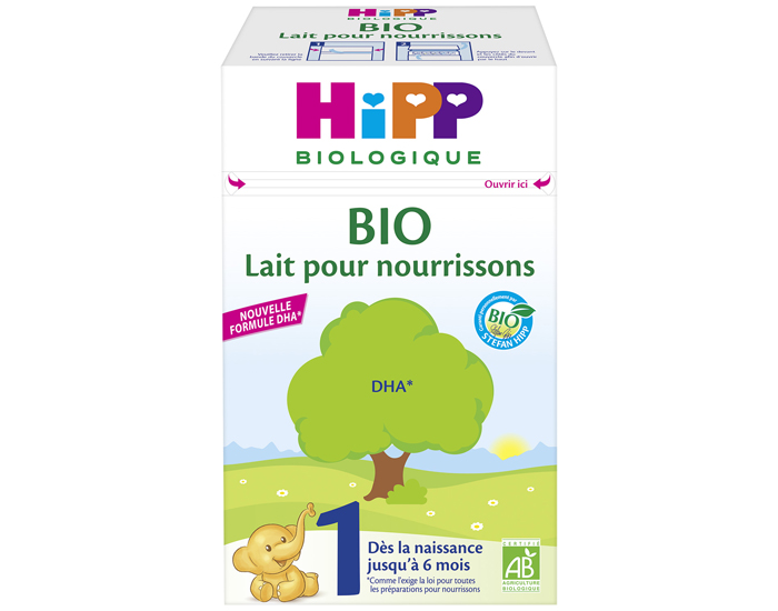 HIPP Lait pour Nourrisson 1 - De 0  6 Mois - 600g