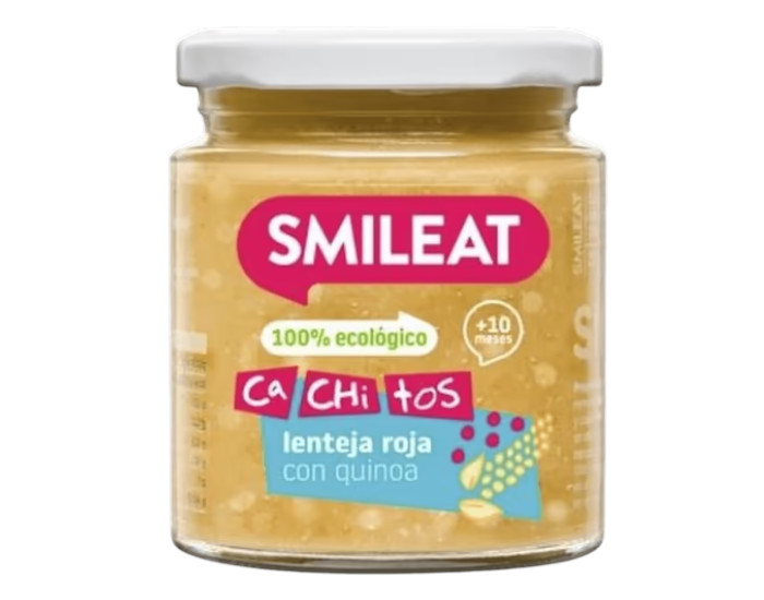 SMILEAT BABY Petit Pot Lentilles Rouges Quinoa - 230 g - Ds 10 mois