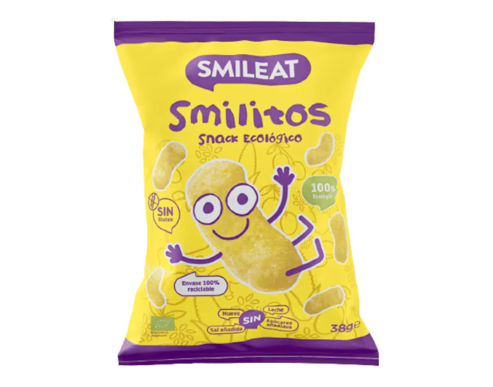 SMILEAT BABY Snack Smilitos Mais Souffl - 38 g - Ds 6 mois