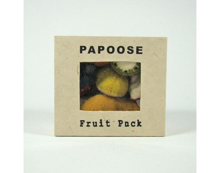 PAPOOSE TOYS Mini Fruits en Laine Feutre - Set De 6 - Ds 3 ans (3)