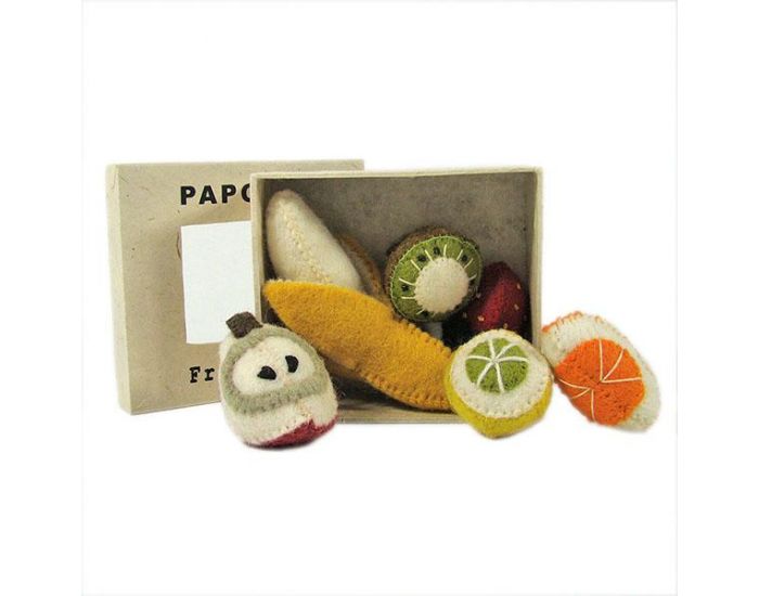 PAPOOSE TOYS Mini Fruits en Laine Feutre - Set De 6 - Ds 3 ans (9)