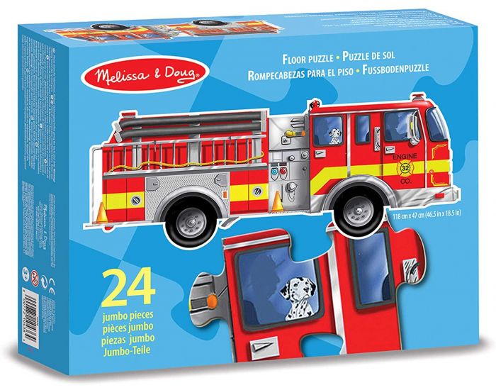 MELISSA & DOUG Puzzle Gant Camion de Pompiers - Ds 4 ans (2)