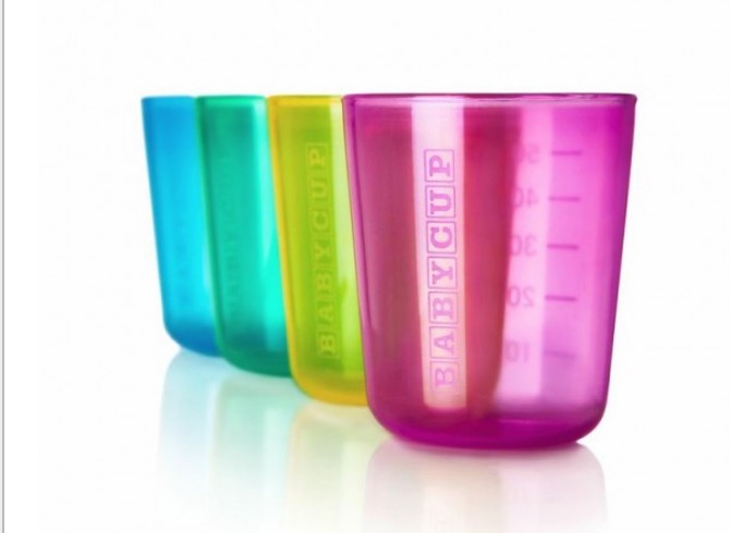 BABYCUP Lot de 4 Mini Tasses Gradues - Multicolore - Ds 4 mois (1)