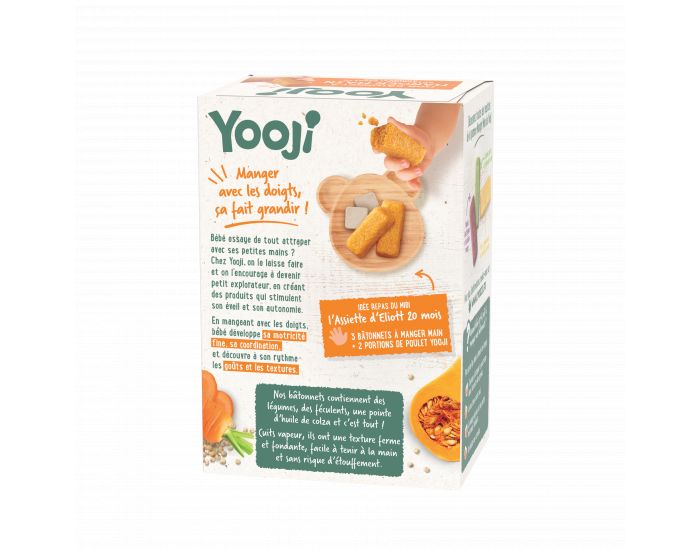 YOOJI Btonnets  Manger-Main - Butternut & Quinoa Blanc Bio - Lot de 5 - Ds 12 mois (1)