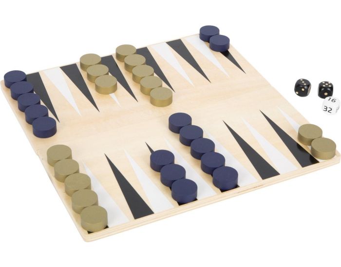SMALL FOOT COMPANY checs et Backgammon - Gold Edition - Ds 6 ans (2)