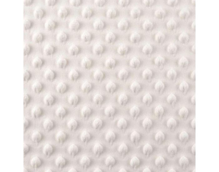 CRAFT LOOM Tissu Minky  Pois Haute Qualit - Tailles au Mtre - cru  (2)