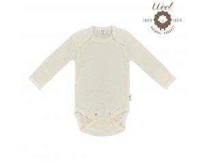 BIOBABY Body manches longues 100% laine mrinos
