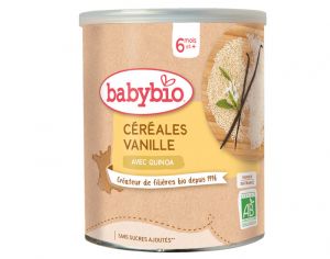 BABYBIO Crales Vanille avec Quinoa - 220g - Ds 6 mois