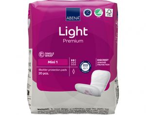 ABENA Light Protge-slip Incontinence Mini - Paquet de 20 - 180ml
