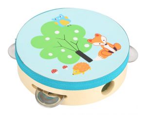 SMALL FOOT COMPANY Tambourin - Petit Renard - Ds 3 ans