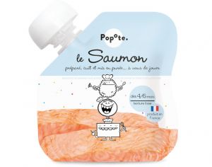 POPOTE Gourde Saumon - 60g - Ds 4/6 mois
