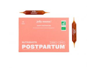 JOLLY MAMA Complment Alimentaire Happy Postpartum - 20 ampoules