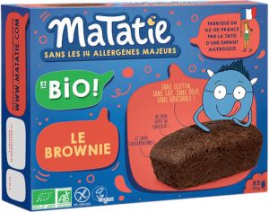 MATATIE Brownie Tout Choco - 5 x 31 g