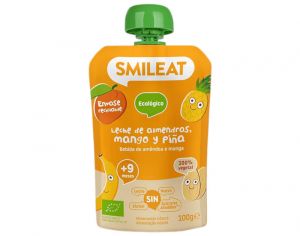 SMILEAT BABY Gourde Amande Mangue Ananas - 100 g - Ds 9 mois