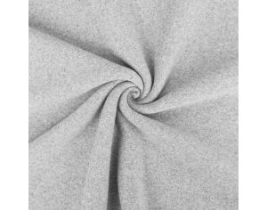 CRAFT LOOM Coupon de Tissu Polaire - de 100% Coton - Tailles Sur-mesure - Gris