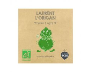 LES PETITS RADIS Mini Kit de Graines Bio - Laurent l'Origan - Ds 3 ans