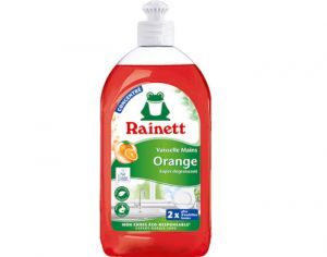 RAINETT Liquide Vaisselle Mains - Formule Concentre Orange - 500 ml
