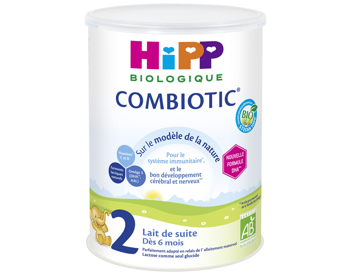 HIPP Pack x3 Lait de Suite 2 Combiotic - Ds 6 Mois - 800g
