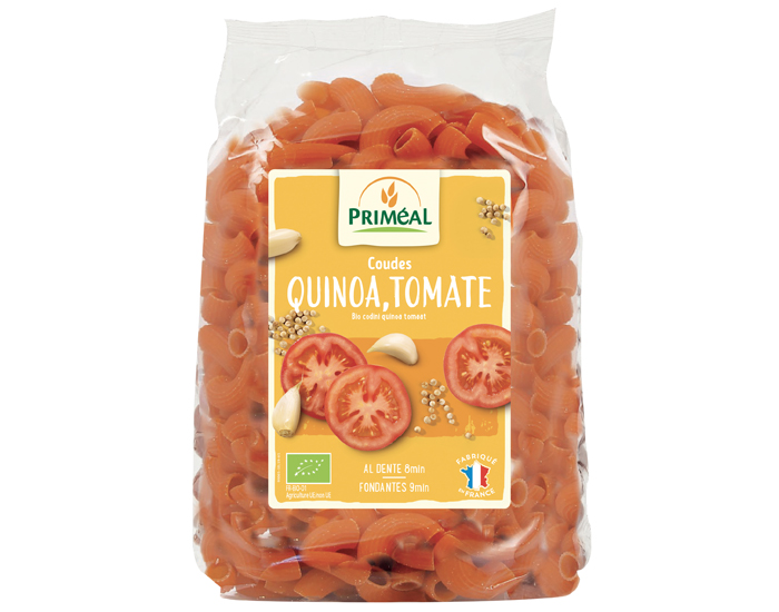 PRIMEAL Coudes de Bl Quinoa Tomates - 500 g
