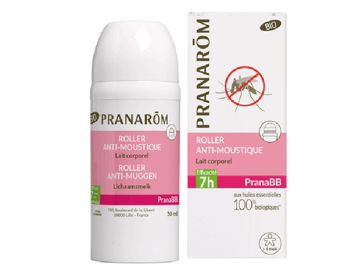 PRANAROM PranaBB - Roller Anti-moustiques - Lait Corporel - 30 ml