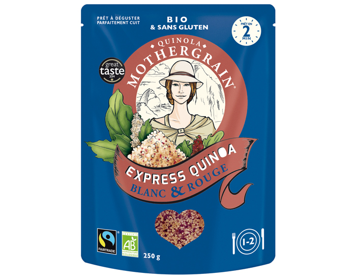 QUINOLA Menu Express Quinoa Blanc et Rouge - 250 g