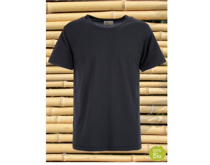 JOYAH T-shirt Homme en Bambou - Gris Anthracite (1)