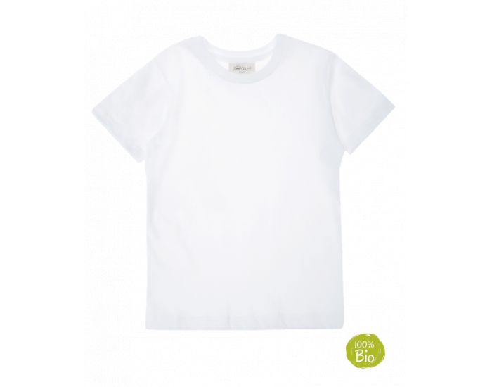 JOYAH T-shirt Enfant 100% Coton Bio - Blanc (1)