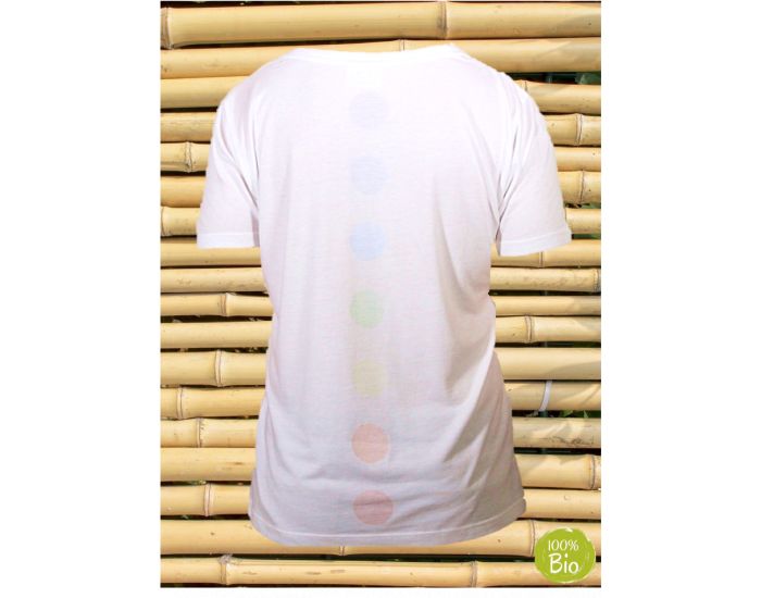 JOYAH T-shirt Bien-tre Homme en Bambou imprim des 7 Chakras (1)