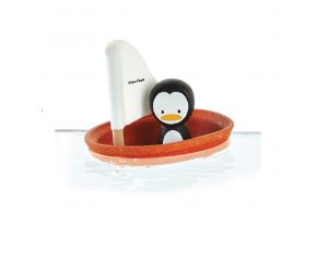 PLAN TOYS Bateau pingouin - Ds 12 mois