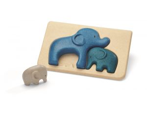 PLAN TOYS Mon Premier Puzzle - Elephant - Ds 12 mois