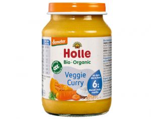 HOLLE Petit Pot Lgume - 125 ou 190 g Veggie Curry - 8M