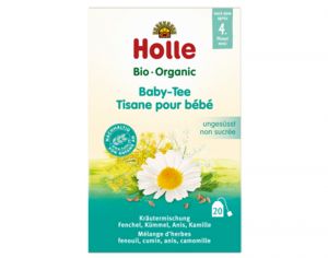 HOLLE Tisane Bio pour Bb et Enfant - Ds 4 mois - 20 sachets