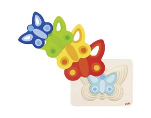 GOKI Puzzle  Couches - Papillon - 5 lments - Ds 2 ans