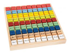 SMALL FOOT COMPANY Table de multiplication colore - Ds 6 ans