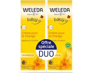 WELEDA Bb Duo Crme pour le Change Calendula  - 2 x 75 ml