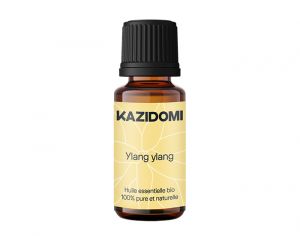 KAZIDOMI Huile Essentielle d'Ylang Ylang Bio - 10 ml