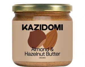 KAZIDOMI Pure d'Amandes & Noisettes Grilles Bio - 325 g