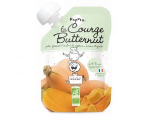 POPOTE Gourde Courge Butternut Bio - 120 g - Ds 4/6 mois