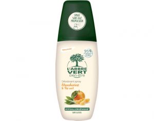 L'ARBRE VERT BIEN-TRE Dodorant Spray Mandarine et Th Vert - 75 ml 