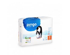 PINGO Couches cologiques - Taille 3 - 4  9 kg 1 paquet de 44 couches