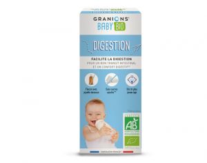 GRANIONS BABY BIO Digestion - Ds la naissance - 125 ml 