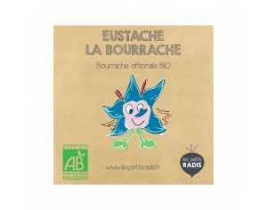 LES PETITS RADIS Mini Kit de Graines Bio - Eustache la Bourrache - Ds 3 ans