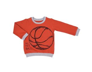 KITIKATE Sweat T-shirt en Coton Bio - Basket