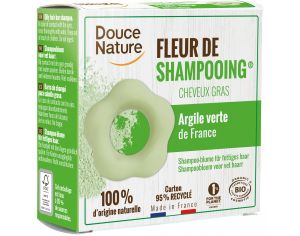DOUCE NATURE Fleur de Shampooing Cheveux Gras - 80 g